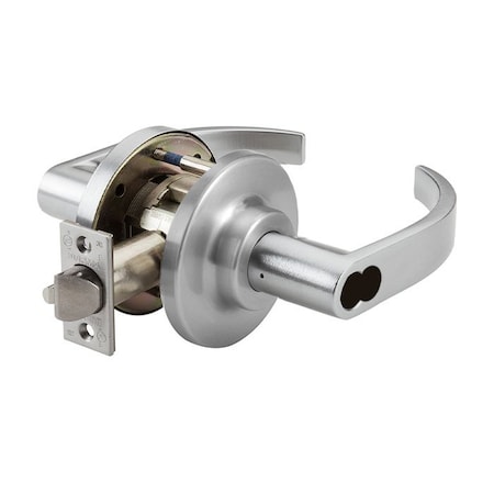 Grade 1 Cylindrical Lock, 70-Classroom, LC-Lever, Satin Chrome, 2-3/4 Inch Backset, Schlage LFIC